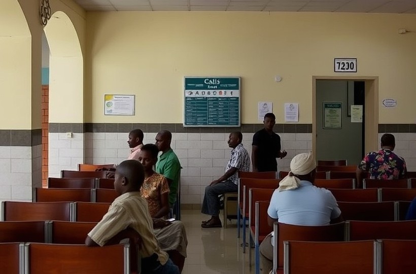 After — Tickets split by transaction type and an orderly waiting area.